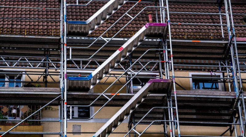medidas de segurança ao utilizar andaimes suspensos